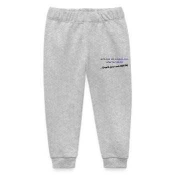 Live in the Present, Out of Sync - Baby Organic Sweatpants by Stanley/Stella - heather grey - Front