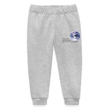 Wäre das Klima eine Bank! - Baby Organic Jogginghose Baby Tumbler von Stanley/Stella - Grau meliert - Vorne