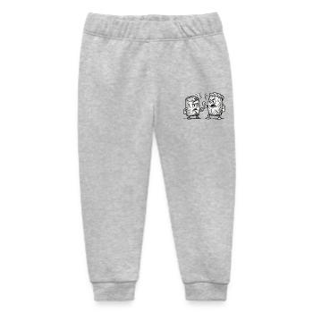 Streitende Dolma vs Golubzi - Baby Organic Jogginghose Baby Tumbler von Stanley/Stella - Grau meliert - Vorne