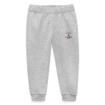 Moin - ist ein vollständiger Satz - Baby Organic Jogginghose Baby Tumbler von Stanley/Stella - Grau meliert - Vorne