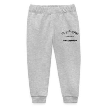 I'm Not Weird, I'm Just Limited Edition - Baby Organic Sweatpants by Stanley/Stella - heather grey - Front
