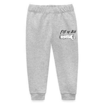 Fist of Bill – Satire-Design - Baby Organic Jogginghose Baby Tumbler von Stanley/Stella - Grau meliert - Vorne