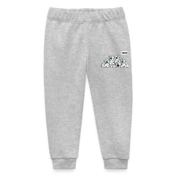 Hello Eisbären - Baby Organic Jogginghose Baby Tumbler von Stanley/Stella - Grau meliert - Vorne