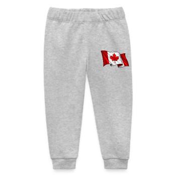 Kanada Kanadische Flagge - Baby Organic Jogginghose Baby Tumbler von Stanley/Stella - Grau meliert - Vorne