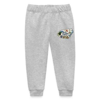 North Carolina Tar Heel State Vintage-Aufkleber - Baby Organic Jogginghose Baby Tumbler von Stanley/Stella - Grau meliert - Vorne