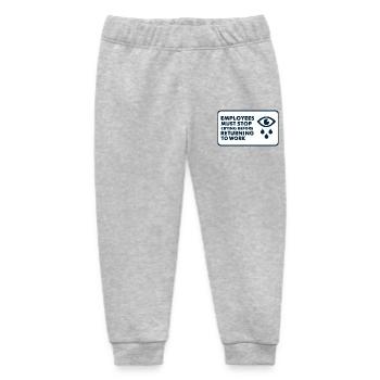 Lustiger Mitarbeiter HR Mitarbeiter Manager Männer Frauen - Baby Organic Jogginghose Baby Tumbler von Stanley/Stella - Grau meliert - Vorne