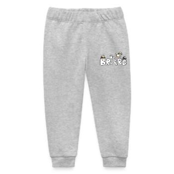 Briard Schriftzug - Baby Organic Jogginghose Baby Tumbler von Stanley/Stella - Grau meliert - Vorne