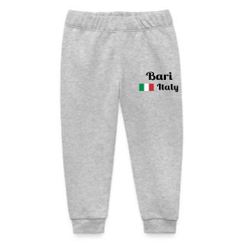Bari Italia - Stylish prints - Baby Organic Sweatpants by Stanley/Stella - heather grey - Front