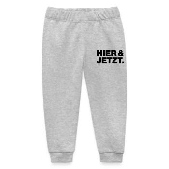 Here and now - Baby Organic Sweatpants by Stanley/Stella - heather grey - Front