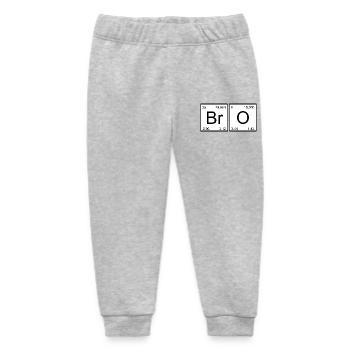 BrO Element Design Chemistry - Baby Organic Sweatpants by Stanley/Stella - heather grey - Front