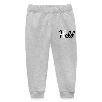 Hero Cancer - Baby Organic Sweatpants by Stanley/Stella - heather grey - Front