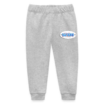 Armoiries de la Bavière, de la Bavière, de la Bavière, de la Bavière - Pantalon de jogging bébé bio Stanley/Stella - gris chiné - Devant