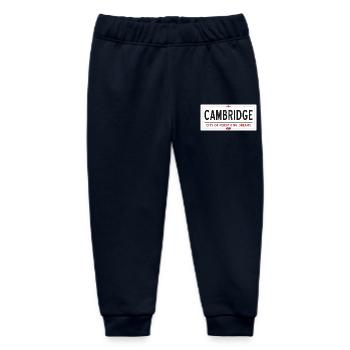 Ortsschild von Cambridge - Baby Organic Jogginghose Baby Tumbler von Stanley/Stella - Navy - Vorne