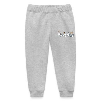 Podenco Schriftzug - Baby Organic Jogginghose Baby Tumbler von Stanley/Stella - Grau meliert - Vorne