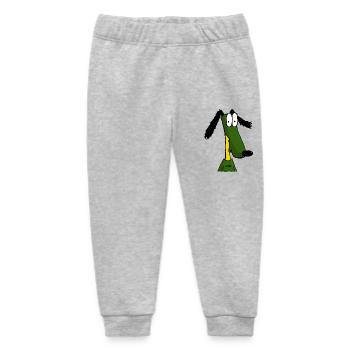 Der lustigste Cartoon-Hund aller Zeiten - Baby Organic Jogginghose Baby Tumbler von Stanley/Stella - Grau meliert - Vorne