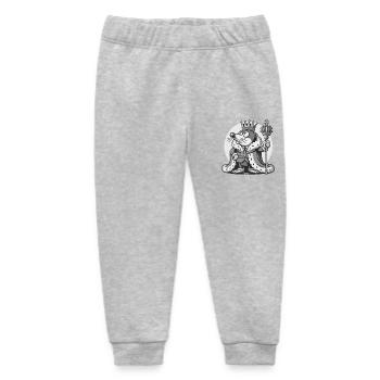Maulwurf Majestät der König des Garten - Baby Organic Jogginghose Baby Tumbler von Stanley/Stella - Grau meliert - Vorne