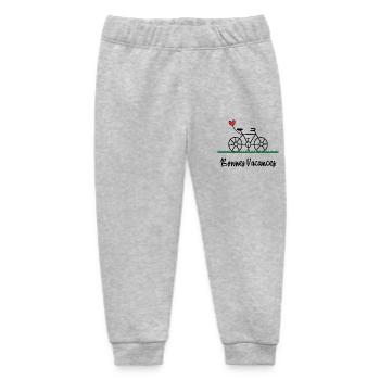 BIKE. HOLIDAY. LONG LIVE THE HOLIDAYS. HOLIDAY - Baby Organic Sweatpants by Stanley/Stella - heather grey - Front