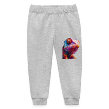 Chameleon - Baby Organic Sweatpants by Stanley/Stella - heather grey - Front