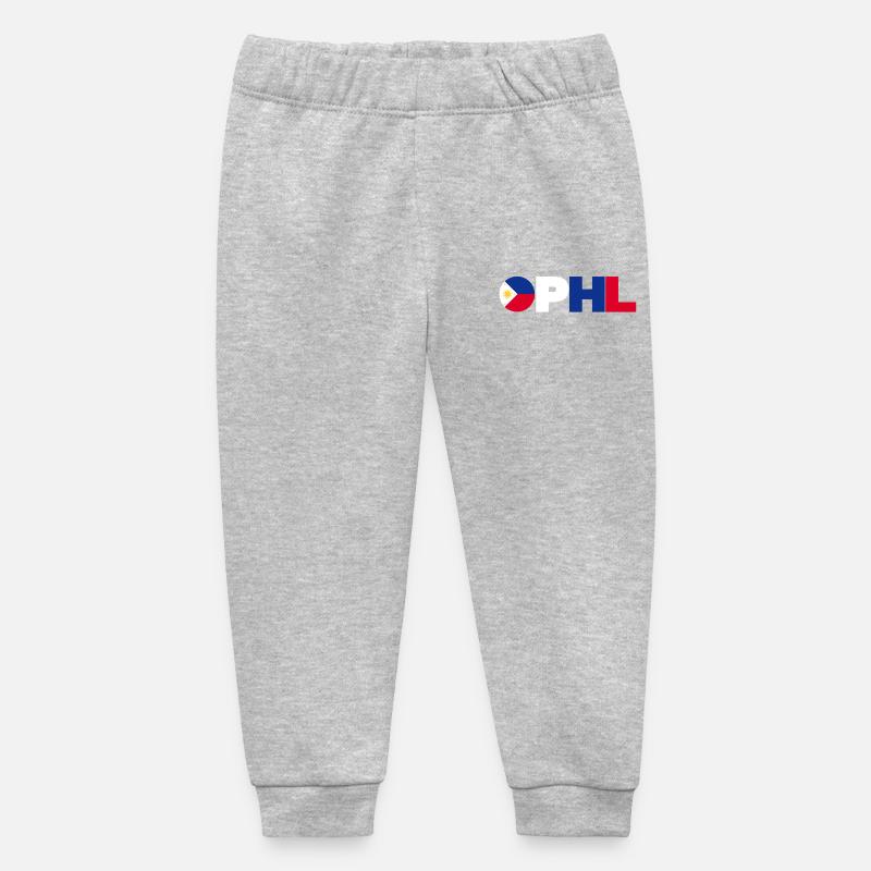 Philippines - Pantalon de jogging bébé bio Stanley/Stella - gris chiné