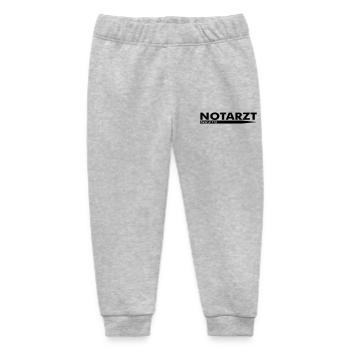 Notarzt Notruf 112 - Baby Organic Jogginghose Baby Tumbler von Stanley/Stella - Grau meliert - Vorne