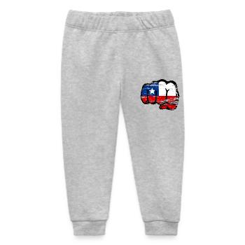 Chile Flagge Faust used - Baby Organic Jogginghose Baby Tumbler von Stanley/Stella - Grau meliert - Vorne
