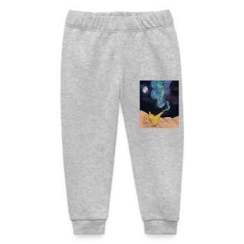 Magical Oil Lamp - Arabian Nights - Baby Organic Sweatpants by Stanley/Stella - heather grey - Front