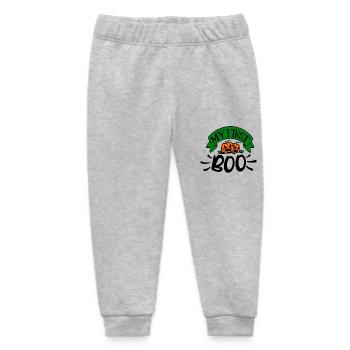 Mein erster Buh - Halloween - Baby Organic Jogginghose Baby Tumbler von Stanley/Stella - Grau meliert - Vorne