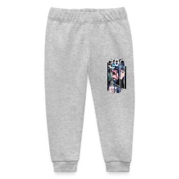 Frau Ninja Geometrische Ninja Spiele - Baby Organic Jogginghose Baby Tumbler von Stanley/Stella - Grau meliert - Vorne
