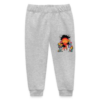Natur Fuchs Füchse Märchen Märchenfigur Kinder - Baby Organic Jogginghose Baby Tumbler von Stanley/Stella - Grau meliert - Vorne