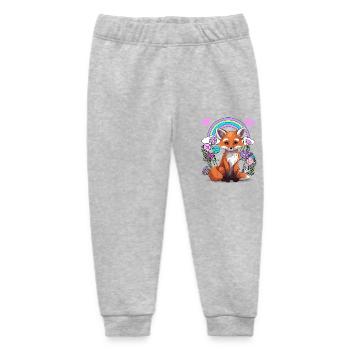 Fuchs - Baby Organic Jogginghose Baby Tumbler von Stanley/Stella - Grau meliert - Vorne