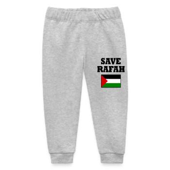 Save rafah - Baby Organic Sweatpants by Stanley/Stella - heather grey - Front