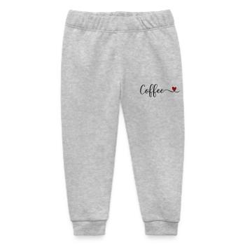 Kaffee - Baby Organic Jogginghose Baby Tumbler von Stanley/Stella - Grau meliert - Vorne