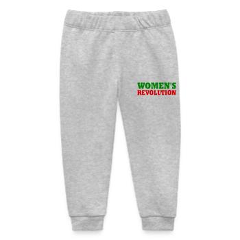 Womens revolution - Baby Organic Jogginghose Baby Tumbler von Stanley/Stella - Grau meliert - Vorne