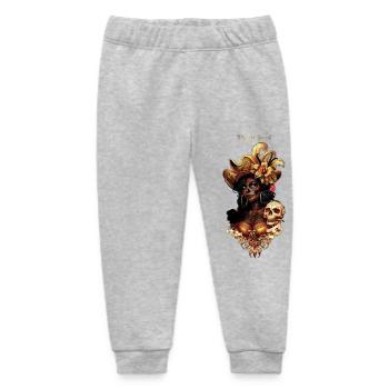 pirate catrina - Pantalon de jogging bébé bio Stanley/Stella - gris chiné - Devant