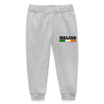 Irland Flagge - Baby Organic Jogginghose Baby Tumbler von Stanley/Stella - Grau meliert - Vorne
