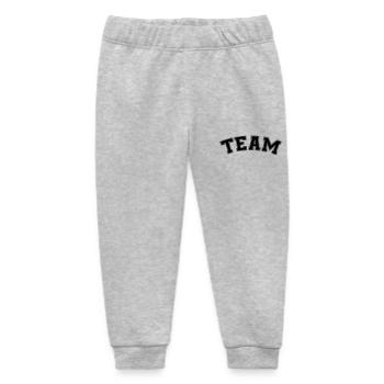 team - Baby Organic Sweatpants by Stanley/Stella - heather grey - Front