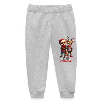 Chillout it's Christmas - Baby Organic Jogginghose Baby Tumbler von Stanley/Stella - Grau meliert - Vorne