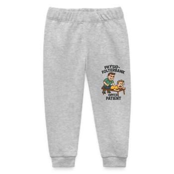 Physio Folter Folterknecht Bank - Baby Organic Jogginghose Baby Tumbler von Stanley/Stella - Grau meliert - Vorne