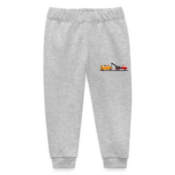 Truck - Baby Organic Jogginghose Baby Tumbler von Stanley/Stella - Grau meliert - Vorne