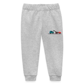 Truck - Baby Organic Jogginghose Baby Tumbler von Stanley/Stella - Grau meliert - Vorne