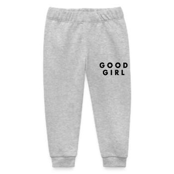 Good girl - Baby Organic Sweatpants by Stanley/Stella - heather grey - Front