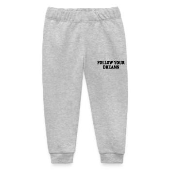 Follow your dreams - Baby Organic Jogginghose Baby Tumbler von Stanley/Stella - Grau meliert - Vorne