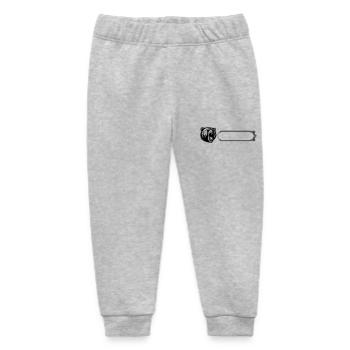 Grizzly - Name, Vorname - Baby Organic Jogginghose Baby Tumbler von Stanley/Stella - Grau meliert - Vorne