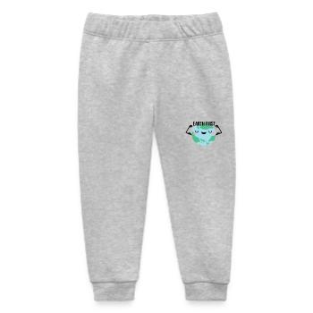 earth first - Baby Organic Sweatpants by Stanley/Stella - heather grey - Front