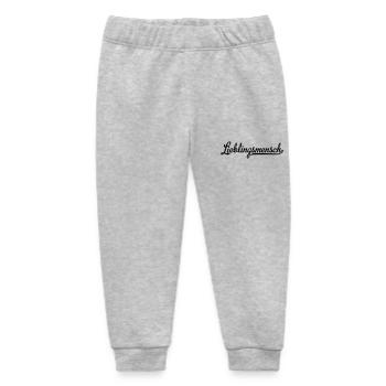 Favourite person - Baby Organic Sweatpants by Stanley/Stella - heather grey - Front