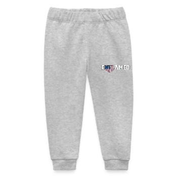 Enflamed | Election 2024 - Baby Organic Sweatpants by Stanley/Stella - heather grey - Front