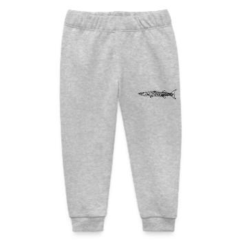 Barrakuda Raubfisch Eleganter schneller Pfeilhecht - Baby Organic Jogginghose Baby Tumbler von Stanley/Stella - Grau meliert - Vorne