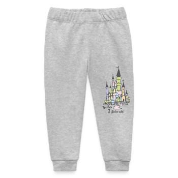 Endlich 1 Jahr alt - Baby Organic Jogginghose Baby Tumbler von Stanley/Stella - Grau meliert - Vorne