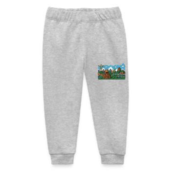 rio de janeiro stadt - Baby Organic Jogginghose Baby Tumbler von Stanley/Stella - Grau meliert - Vorne