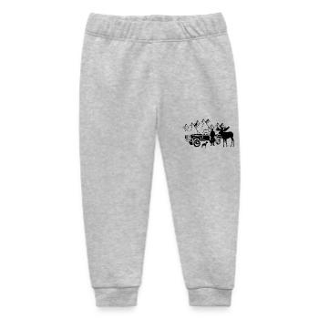 Car - Baby Organic Sweatpants by Stanley/Stella - heather grey - Front